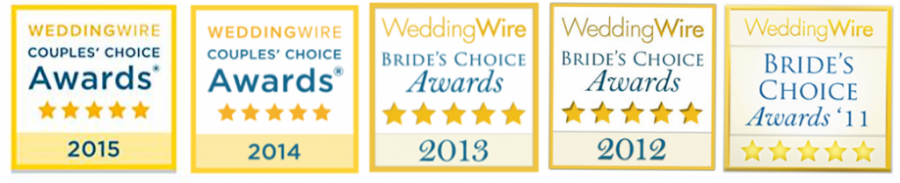 WeddingWire2011-2012-2013-2014-2015