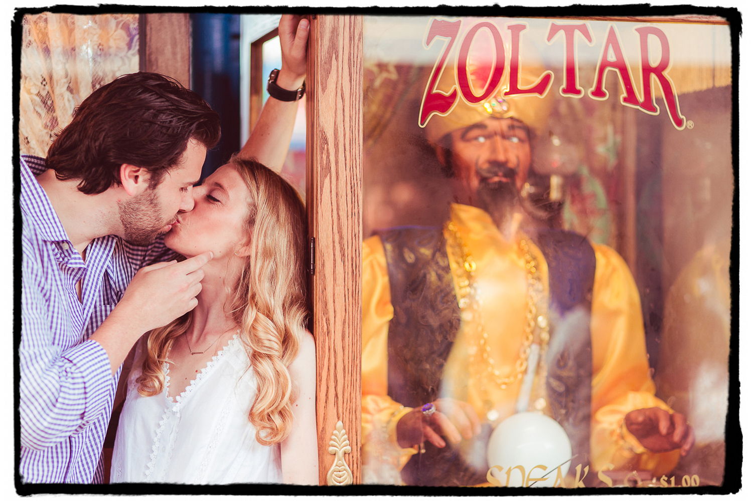 Engagement Portraits: Jaymie & Brad in Coney Island.