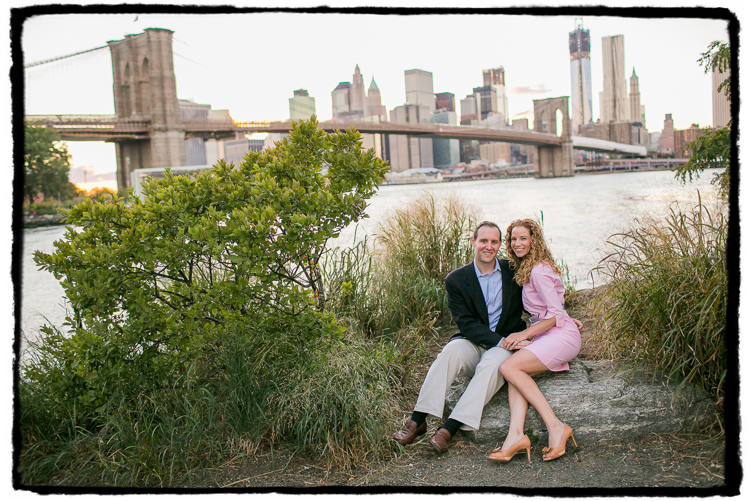Engagement Portraits: Kelly & Scott in DUMBO, Brooklyn.