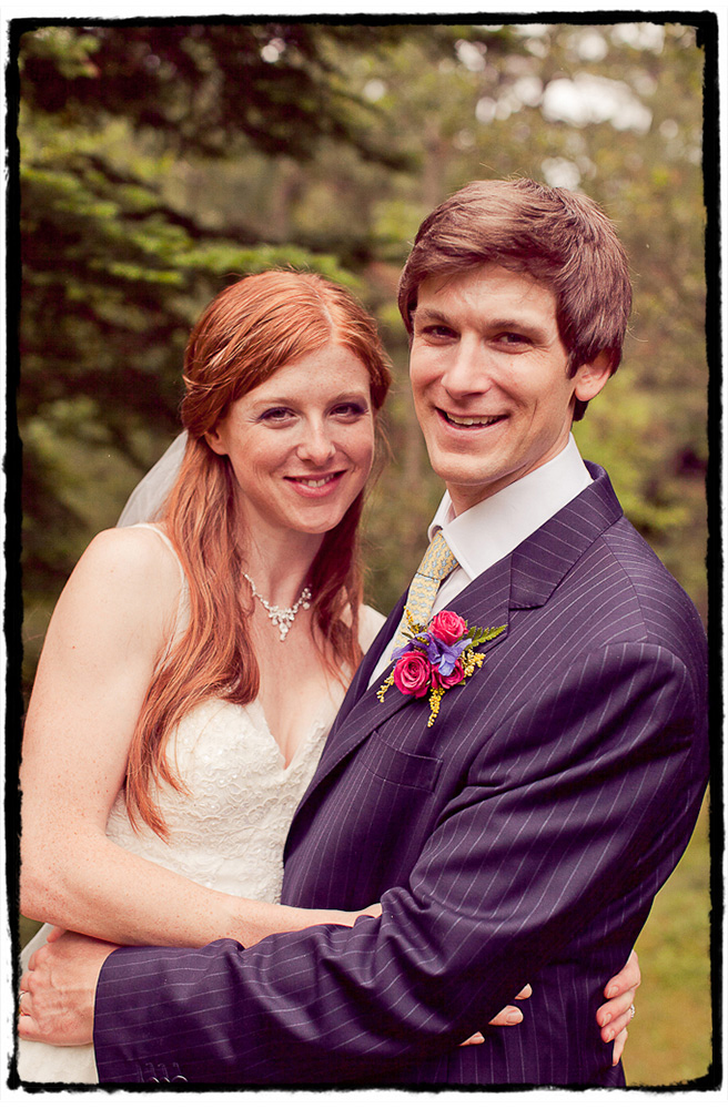 The smiles were contageous at this summer wedding in the mountains.