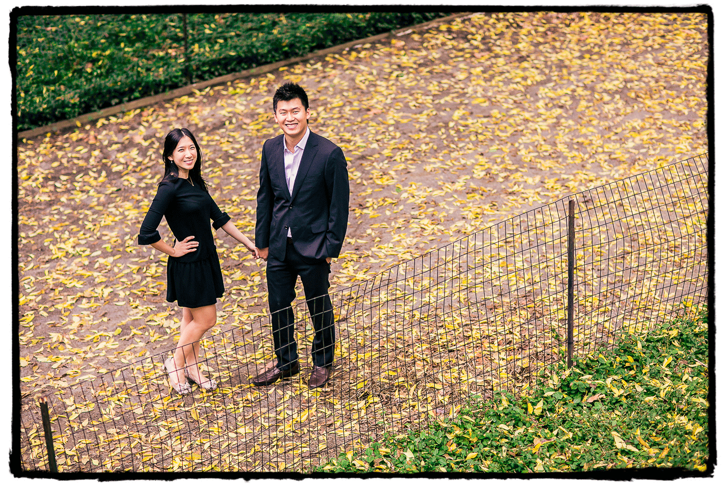 Engagement Portraits: nothing like fall in Central Park.